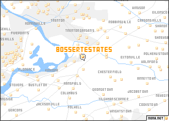 map of Bossert Estates