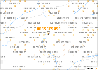 map of Bößgesäß