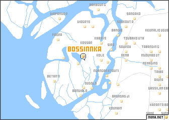 map of Bossinnka