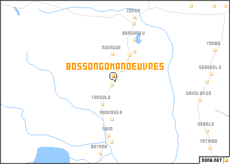 map of Bossongo-Manœuvres