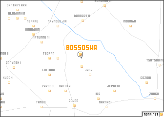 map of Bossoswa