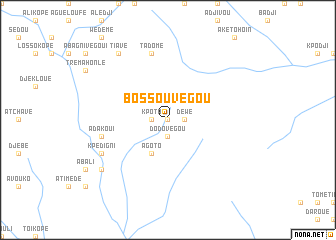 map of Bossou Vegou