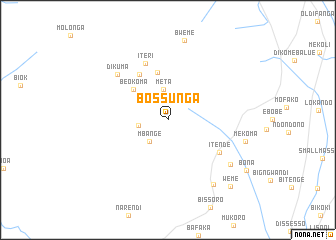 map of Bossunga