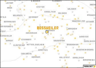 map of Boßweiler