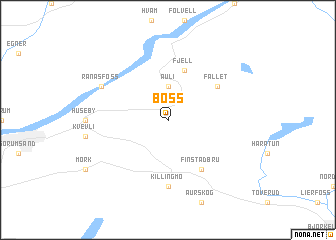 map of Bøss