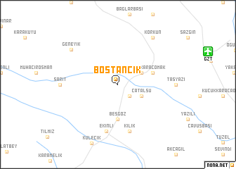 map of Bostancık