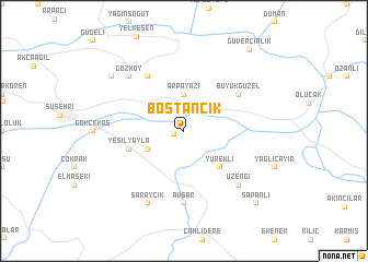 map of Bostancık