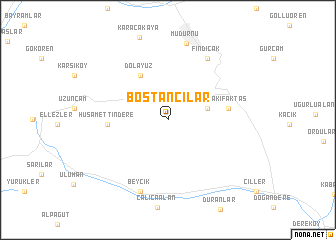 map of Bostancılar