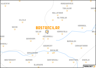 map of Bostancılar