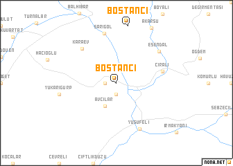 map of Bostancı