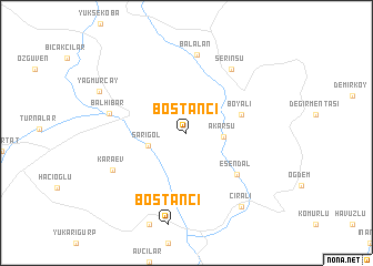 map of Bostancı