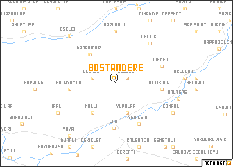 map of Bostandere