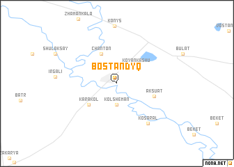 map of Bostandyq