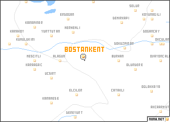 map of Bostankent