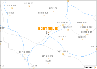 map of Bostanlık