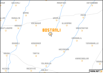 map of Bostanlı