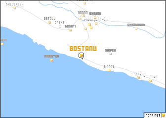 map of Bostānū