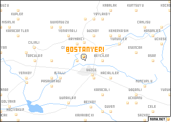 map of Bostanyeri