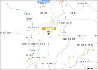 map of Bostān