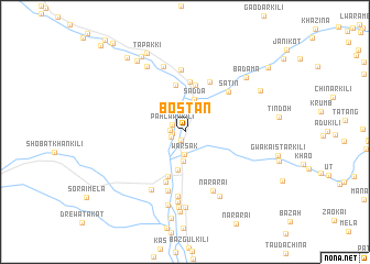 map of Bostān