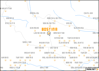 map of Bostina