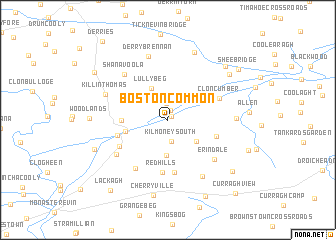 map of Bostoncommon