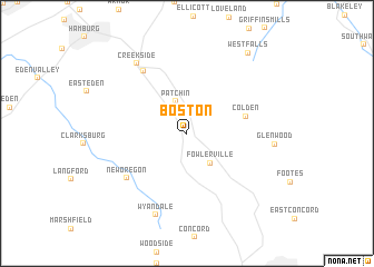 map of Boston