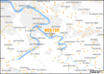 map of Boston