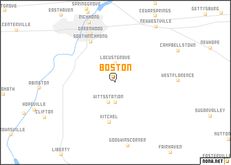 map of Boston