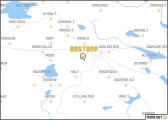 map of Bostorp