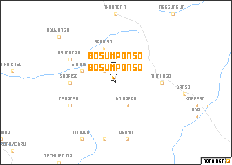 map of Bosumponso