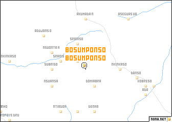 map of Bosumponso