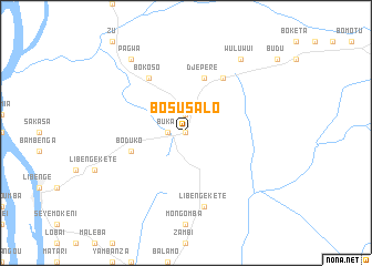 map of Bosusalo