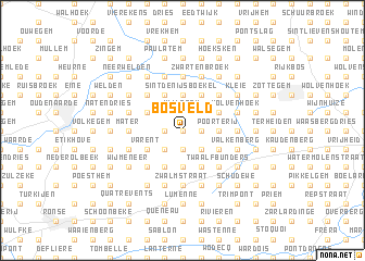 map of Bosveld