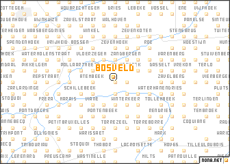 map of Bosveld