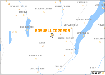 map of Boswell Corners