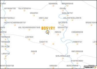 map of Bosyry