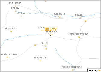 map of Bosyy