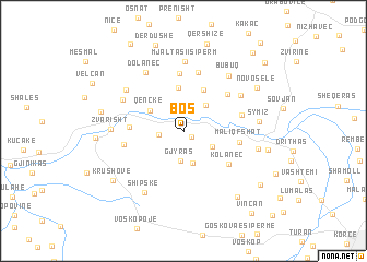 map of (( Bos ))