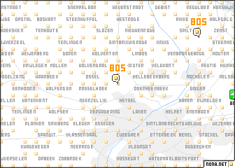 map of Bos