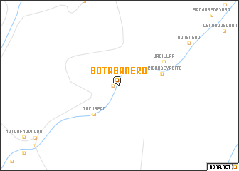 map of Botabanero
