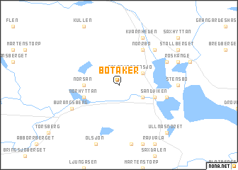 map of Botåker