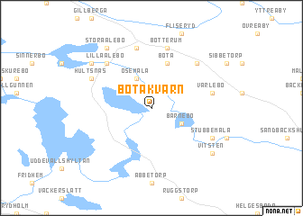 map of Böta Kvarn
