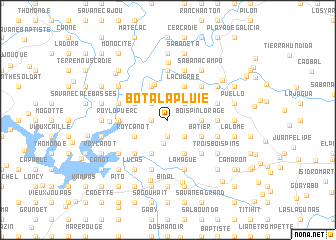 map of Bota la Pluie