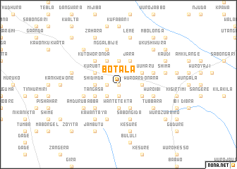 map of Botala