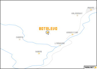 map of Botalevo