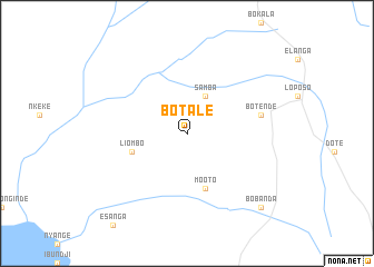 map of Botale