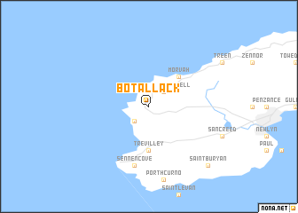 map of Botallack