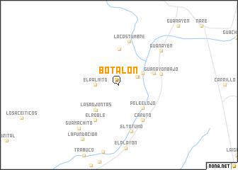 map of Botalón