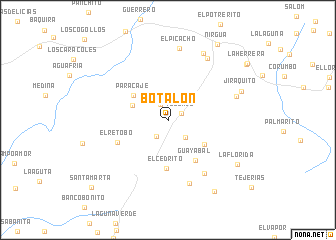 map of Botalón